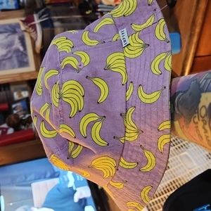 Banana printed bucket hat